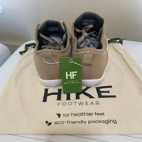 HIKE Footwear Unisex Athletic Sneakers in Beige - Picture 6 of 7